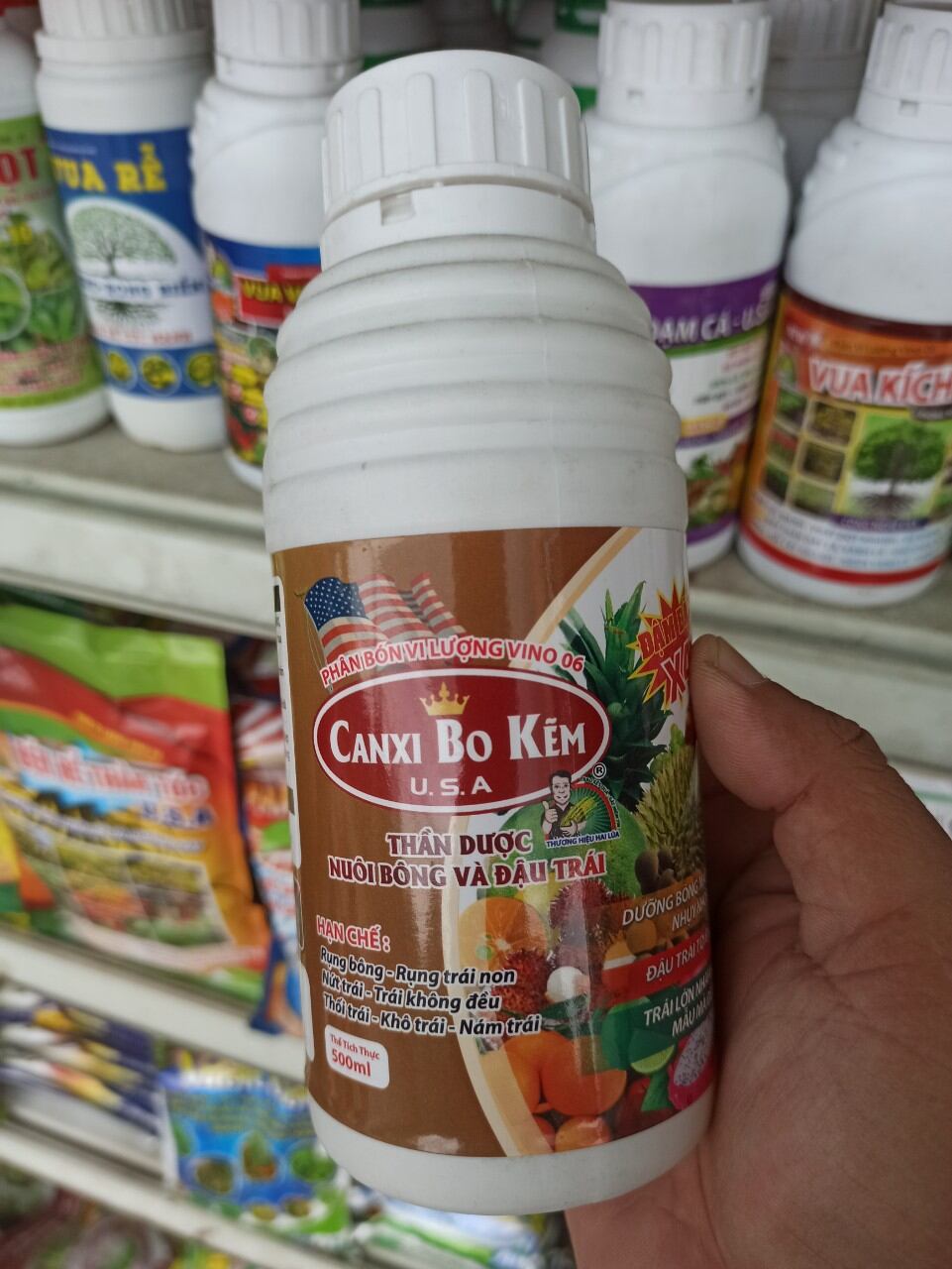 Nuôi bông và đậu trái mạnh