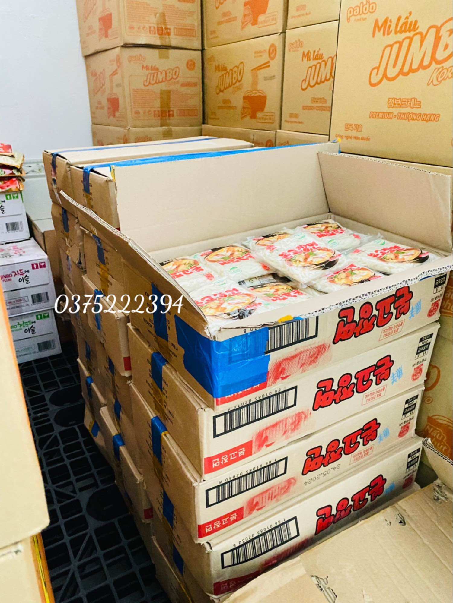 Mì udon tươi Bon Go Jang - Thùng 50 gói 200g