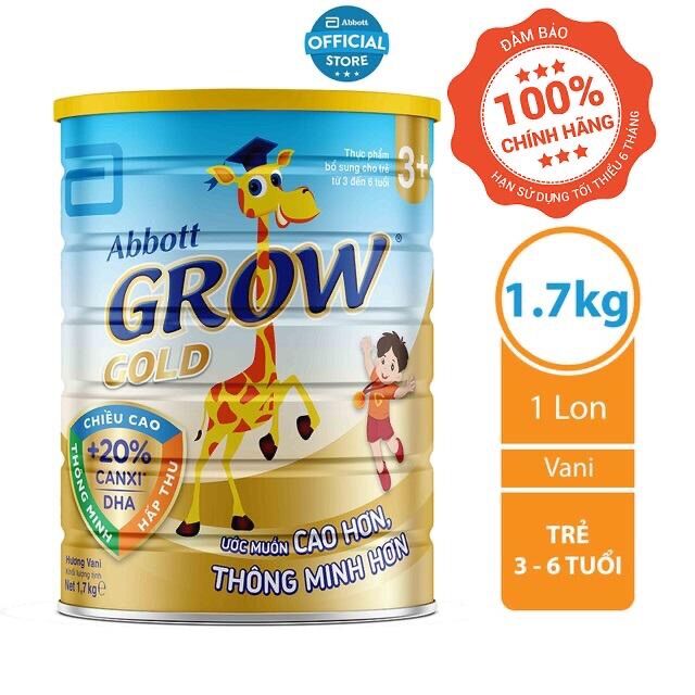 Sửa bột abbott crow gold 3+ 1,7kg