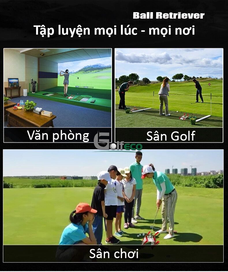 GƯƠNG HỖ TRỢ TẬP PUTTING VÀ SWING GOLF