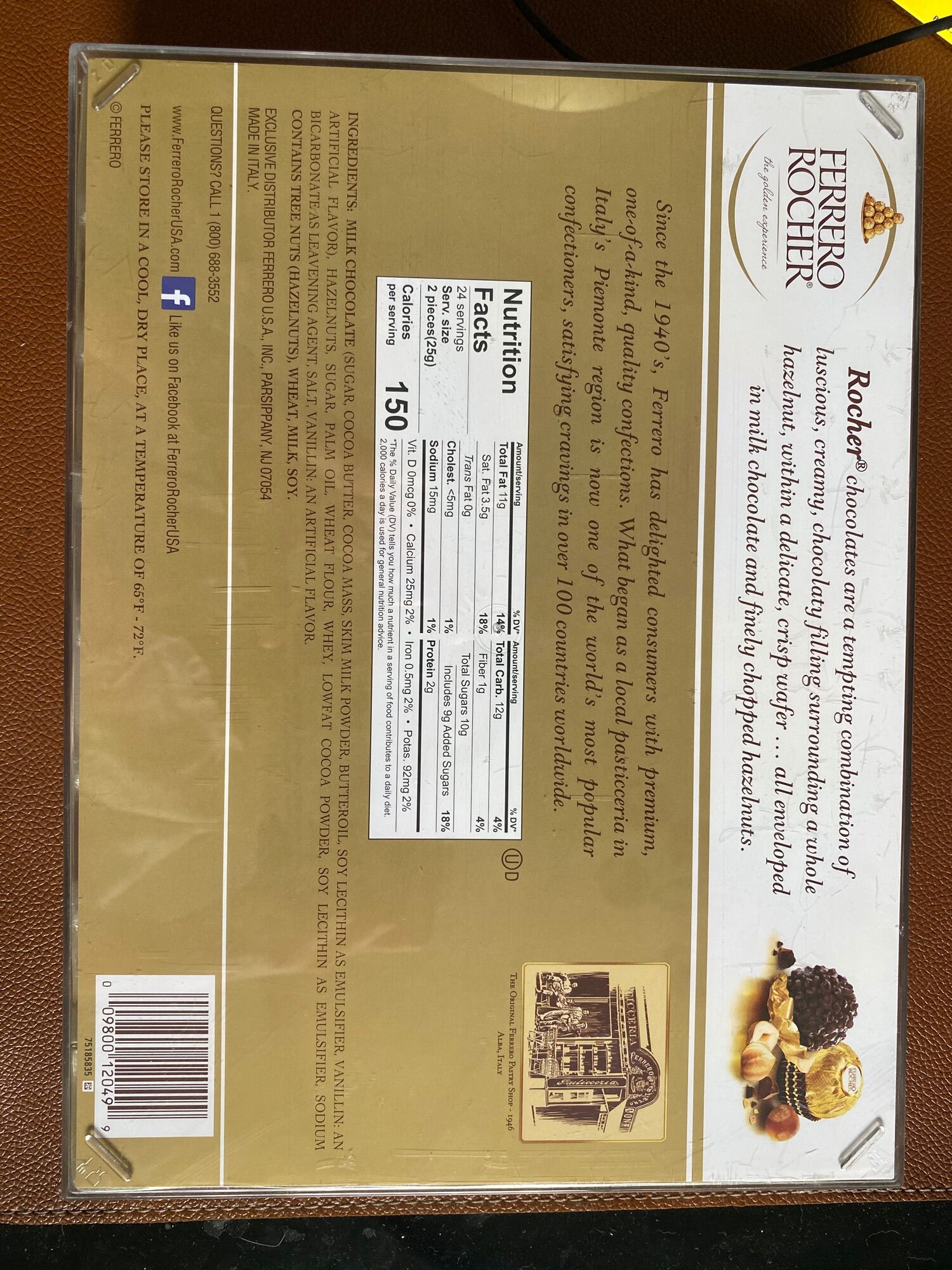Socola Ferrero Rocher 48 viên 600g của Mỹ