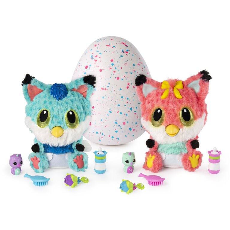 hatchimals Hatchibabies Foxfin (hiếm)/ponnette Hatchibabies