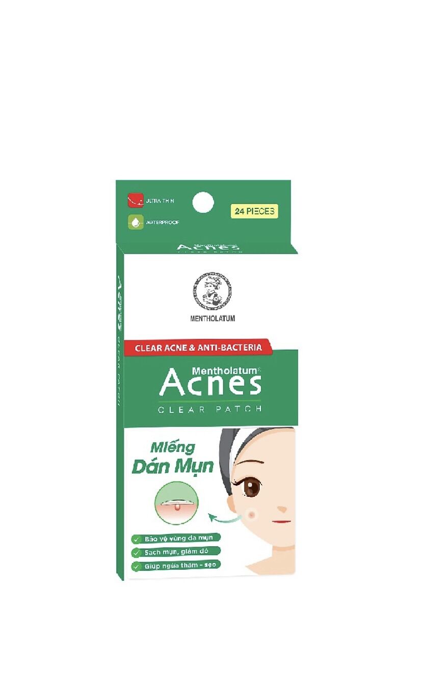Miếng dán mụn Acnes clear patch 24 miếng