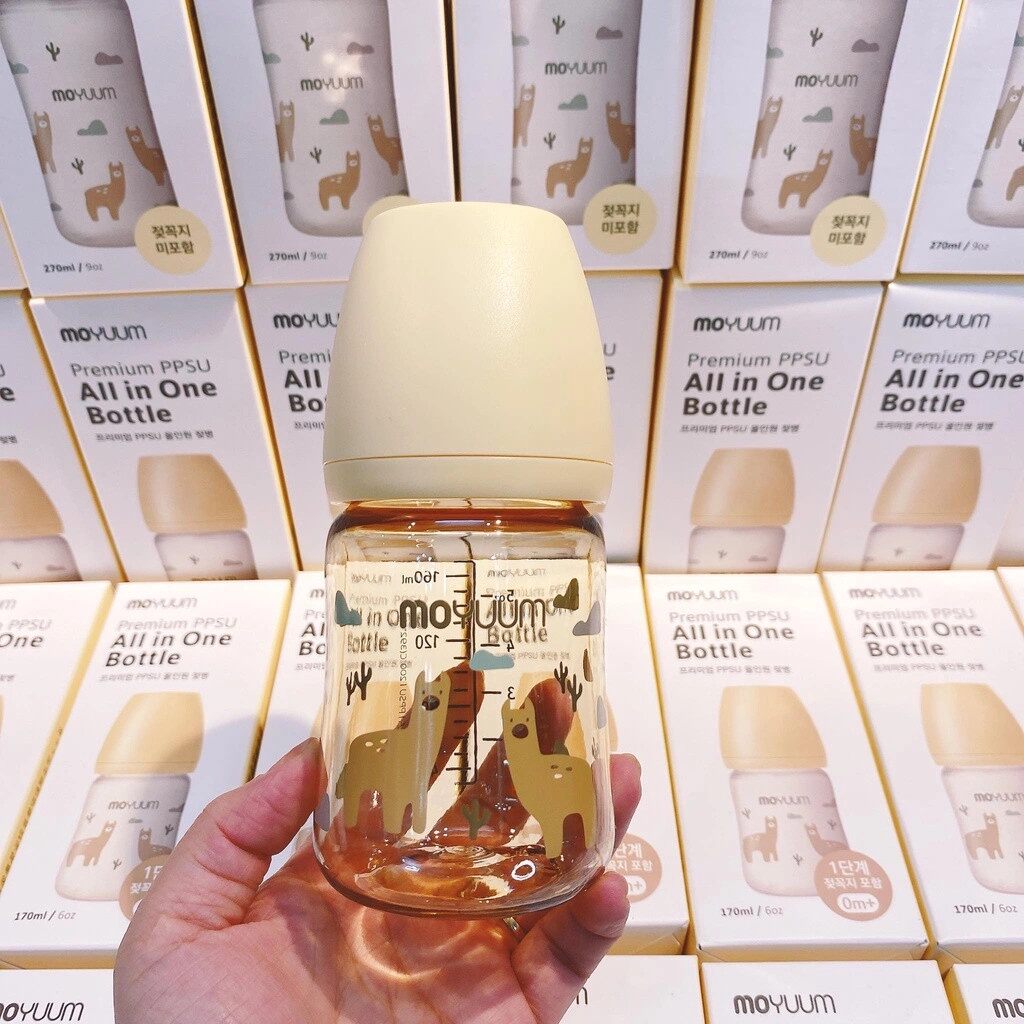 Bình sữa Moyuum lạc đà 170ml/270ml đẹp cho bé