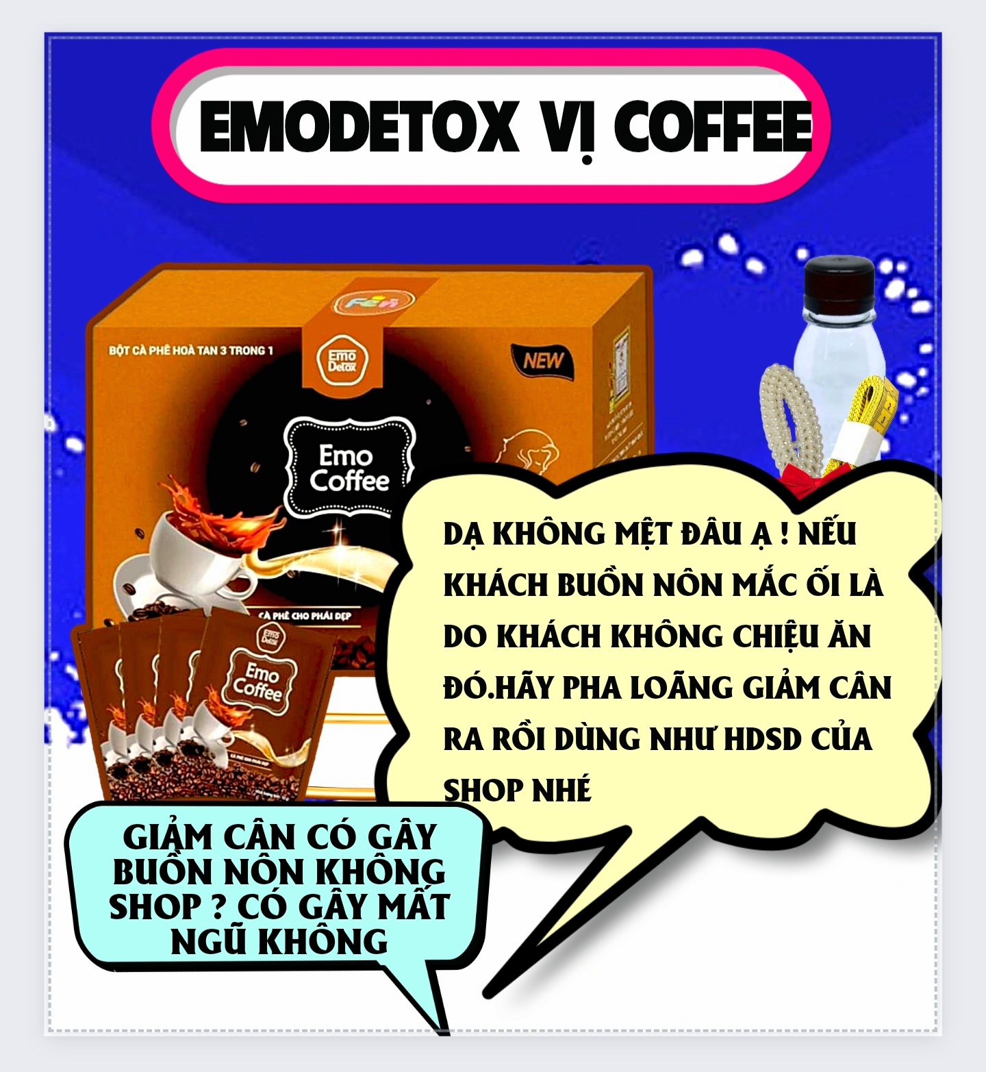 Cofe giam cân cap toc em0slim