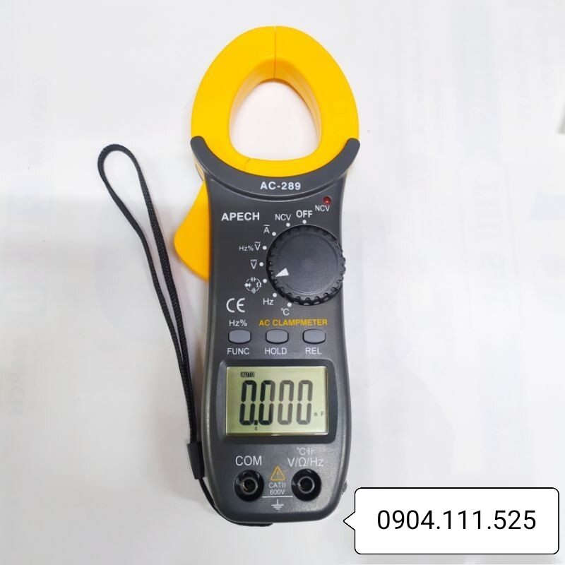 [HCM]Ampe kìm đo dòng AC APECH AC-289 (600A)