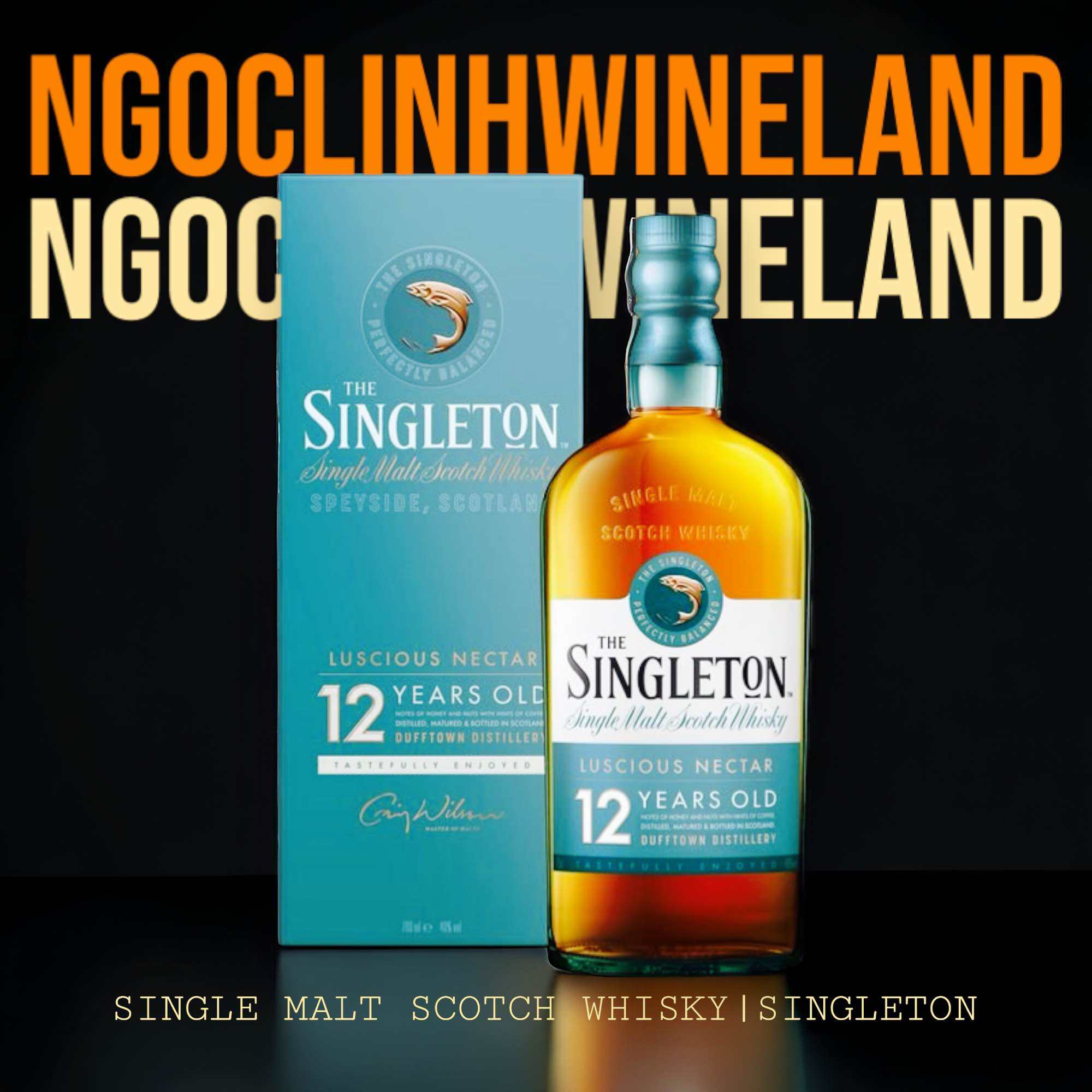 Nhập khẩu chính hãng Whisky The Singleton 12 năm Alc 40 700ml