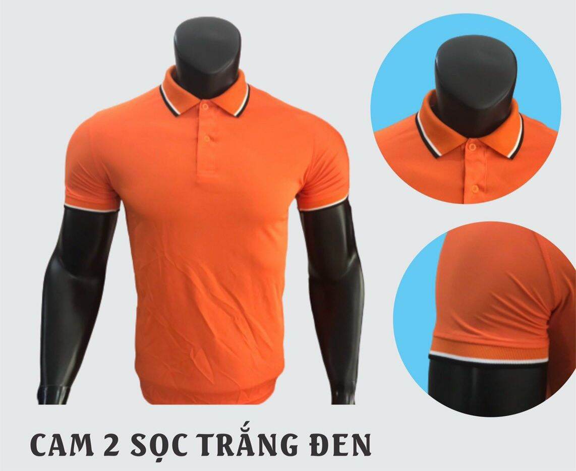 AO THUN POLY 2 SỌC THỂ THAO