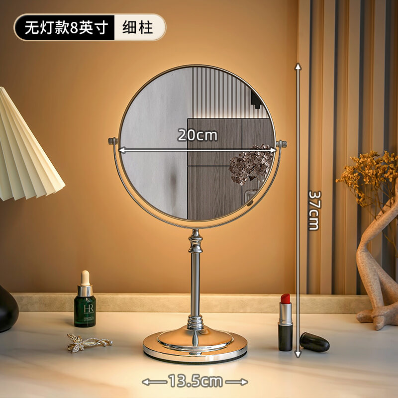 Gương trang điểm hd hai mặt gương trang điểm đèn led có đèn làm đẹp ánh sáng gương trang điểm bàn trang điểm dụng cụ thần thánh để bàn tạo cảm giác cao cấp