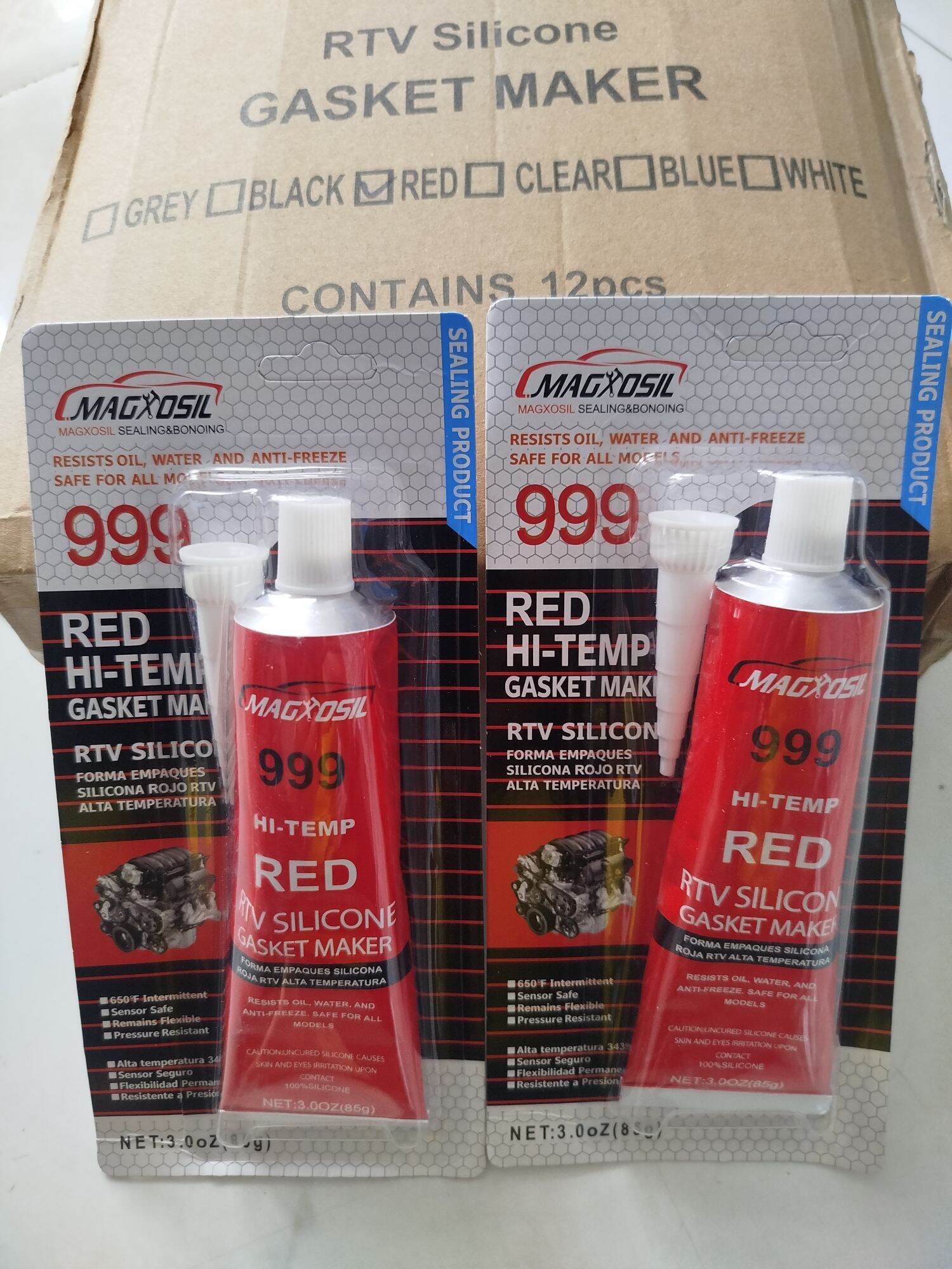 Máy làm gioăng RTV Silicone màu đỏ chịu nhiệt cao 999