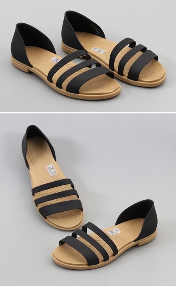 SANDAL CROCS- TULUM OPEN FLAT CHO NỮ
