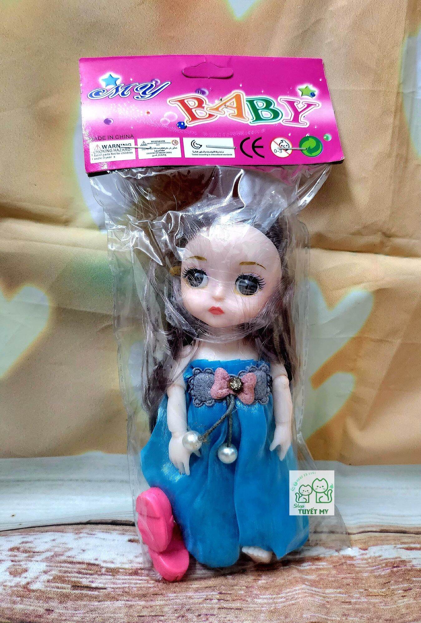 Búp bê BJD full các khớp mặc đầm dạ hội