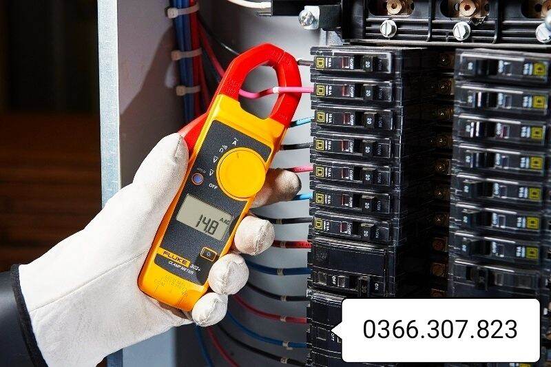 FLUKE 302+ dây đo đài loan Ampe kìm đo dòng AC (400A)