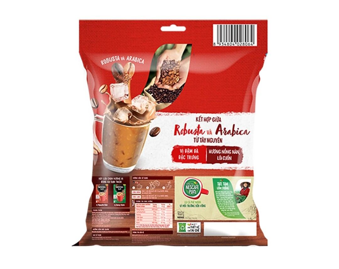 Túi 46 Gói Nescafe Đậm Đà Hài Hoà (Túi Đỏ - 46gói*17g)