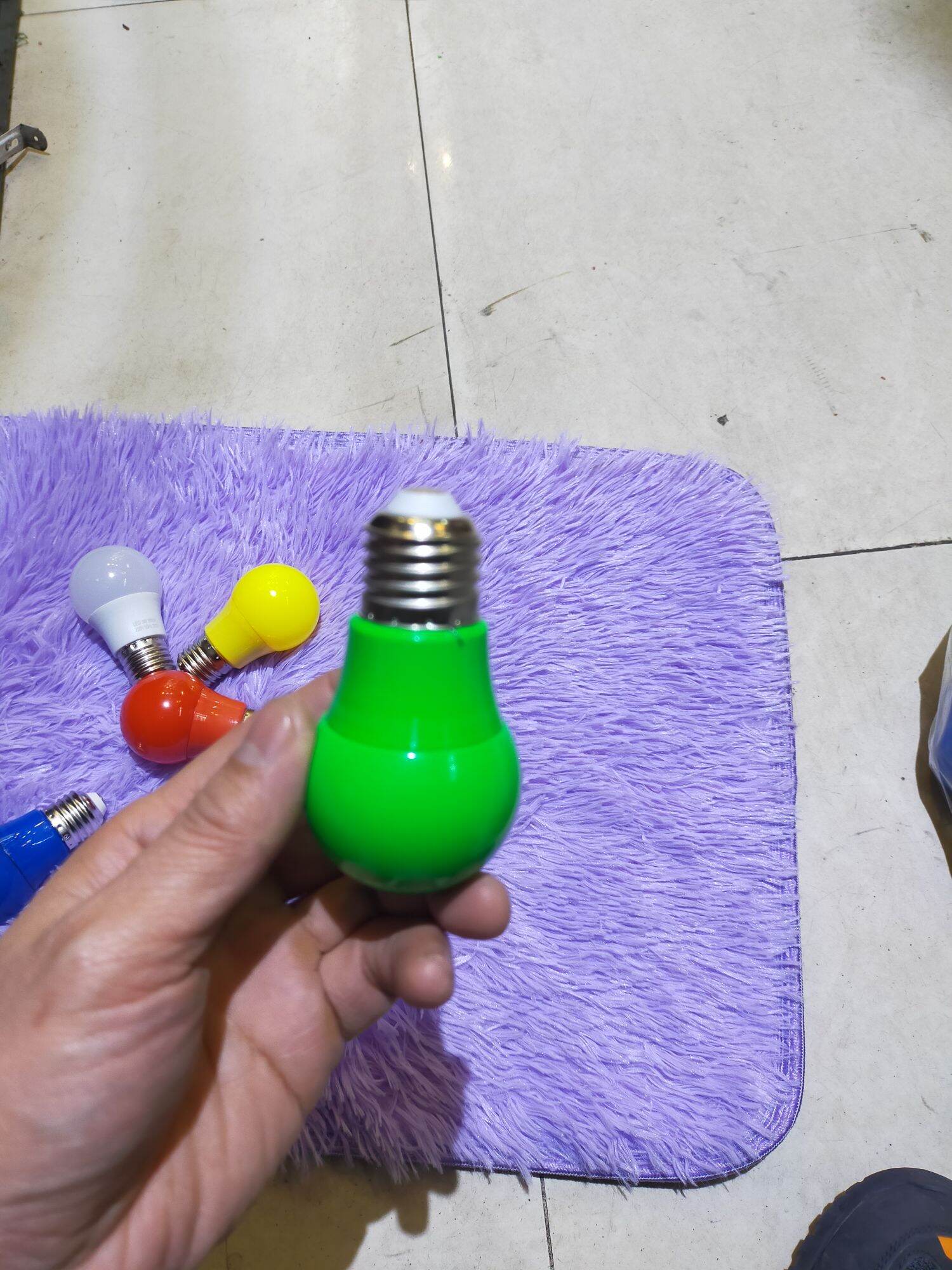 combo 5 bóng led 3w màu kín nước