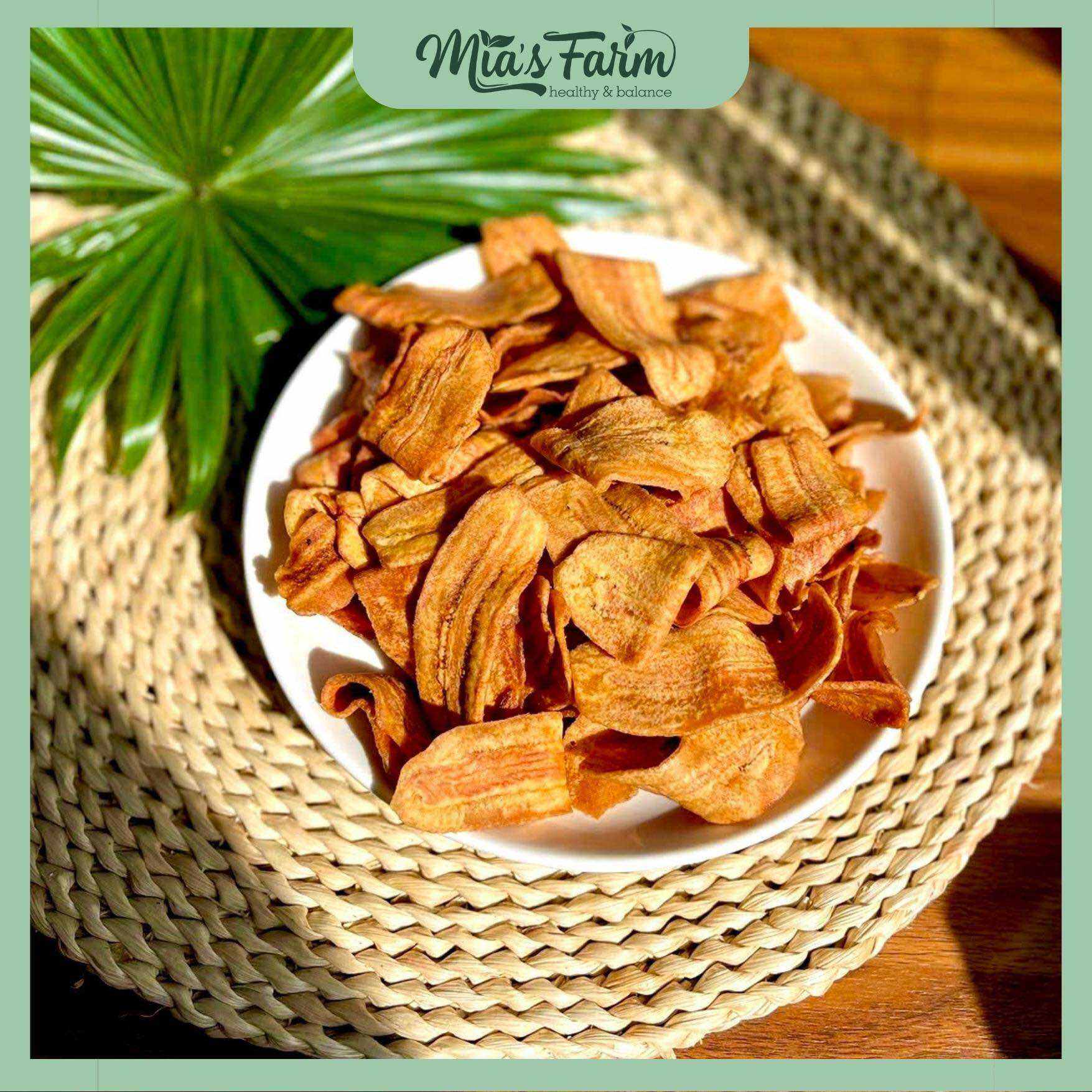 Chuối Sấy Mộc Không Đường Healthy ăn vặt, ăn kiêng