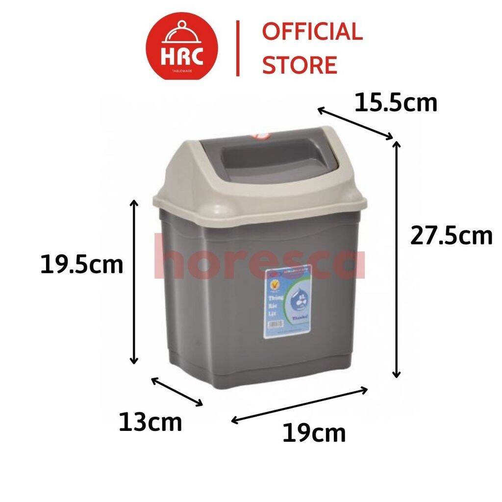 [GIẢM GIÁ] Thùng Rác Lật Nắp 8L Tiện Dụng gia đình