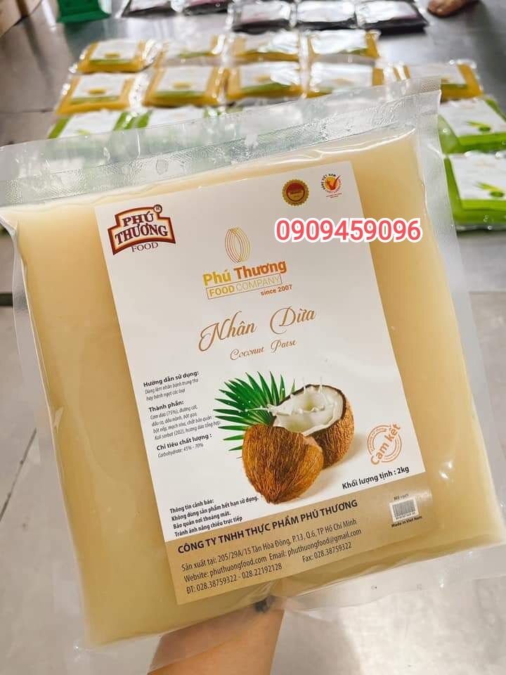 Nhân Sữa Dừa Phú Thương - Túi 1kg