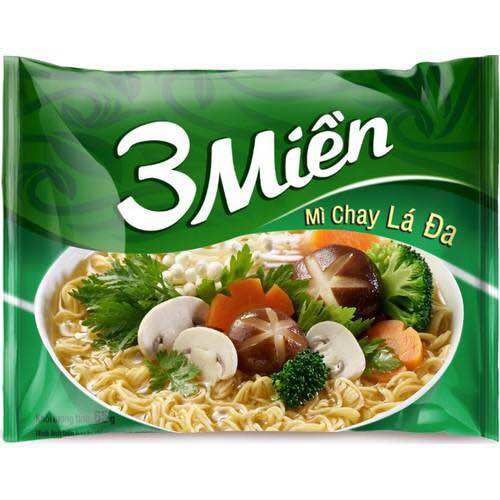 Thùng mì 3 Miền chay lá đa 30 gói 65