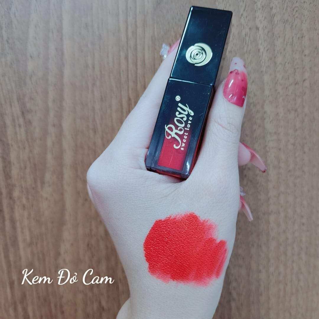 son kem lì đỏ cam Rosy