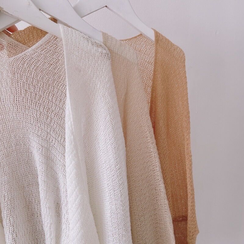 ÁO CARDIGAN LEN MỎNG - ÁO KHOÁC NỮ NHẸ MÁT