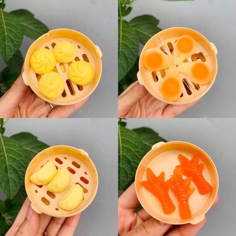 KẸO DẺO DIMSUM XỬNG HẤP 4 TẦNG