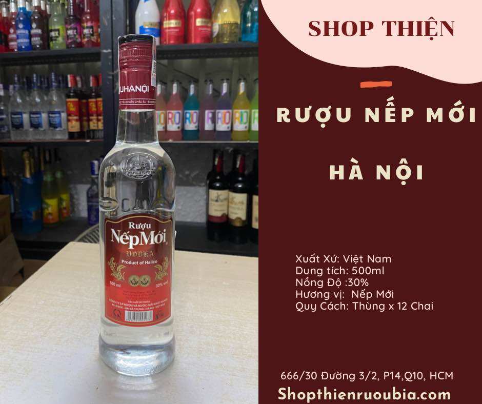Ruou nếp mới hà nội 30% 500ml