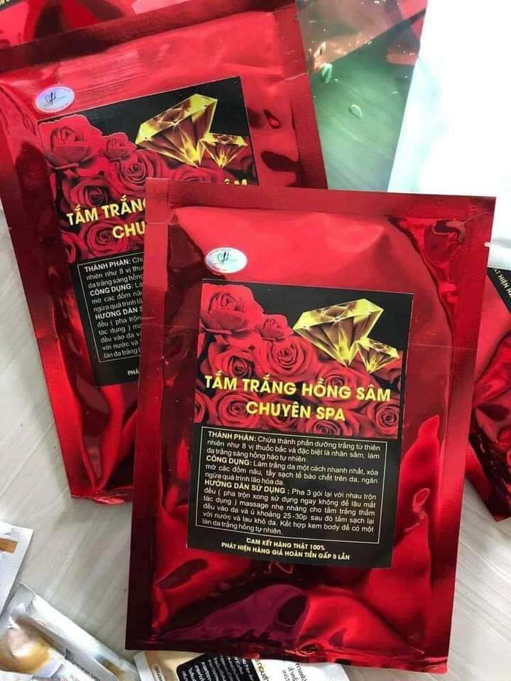 TẮM TRẮNG HỒNG SÂM HÀNG XỊN BAO TRẮNG