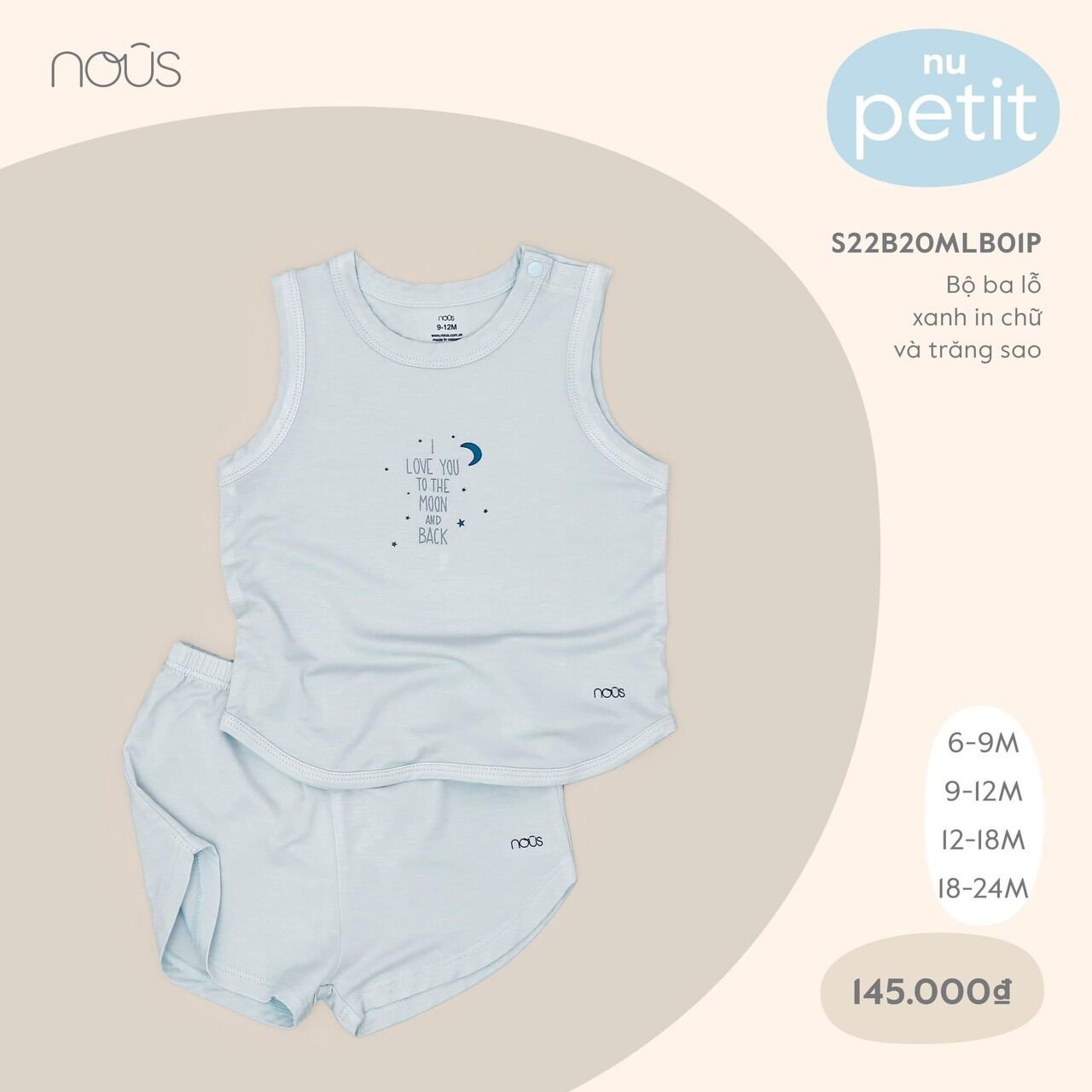 Bộ ba lỗ chất peptit cho bé nous 2022 mẫu mới nhất