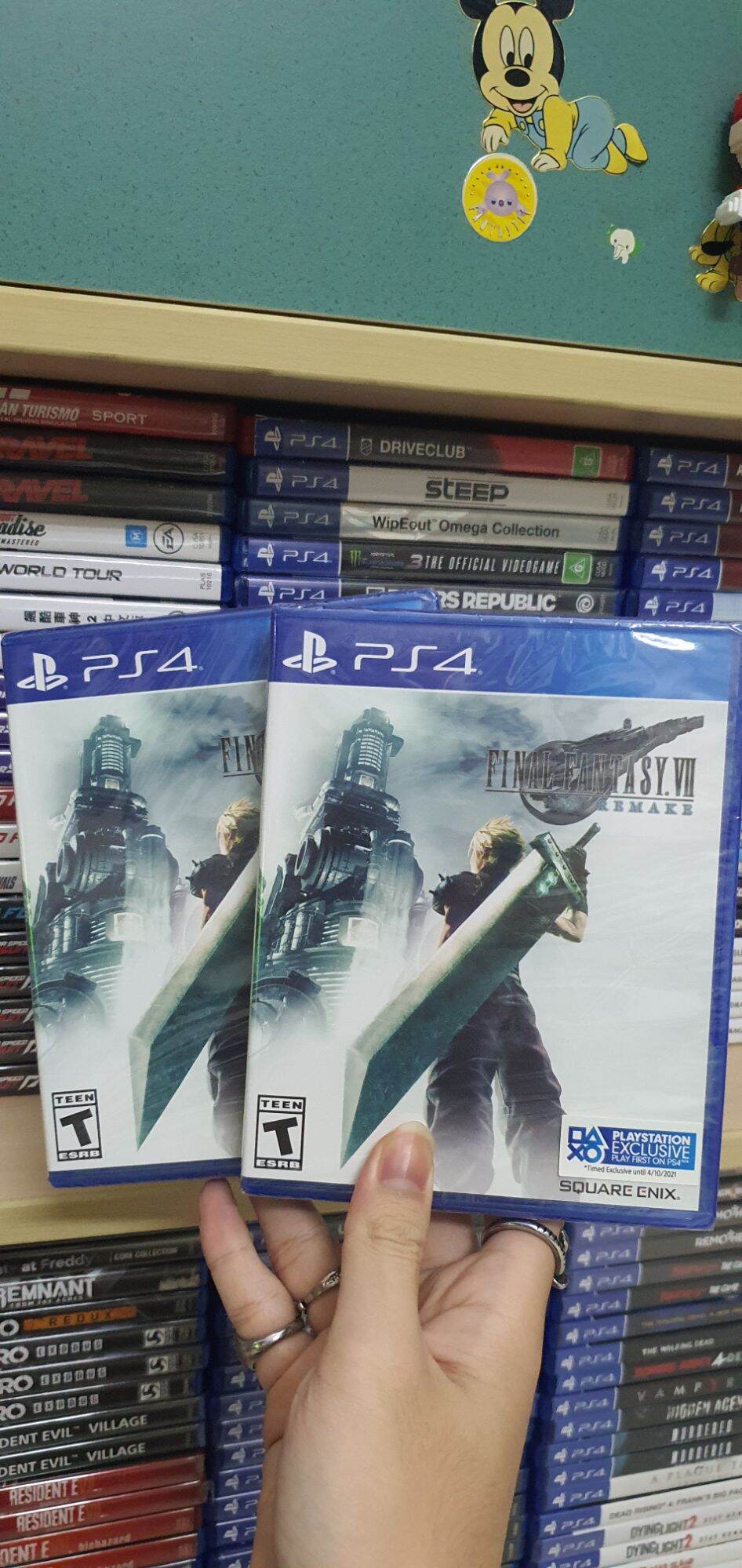 Đĩa ps4 final fantasy 7 remake