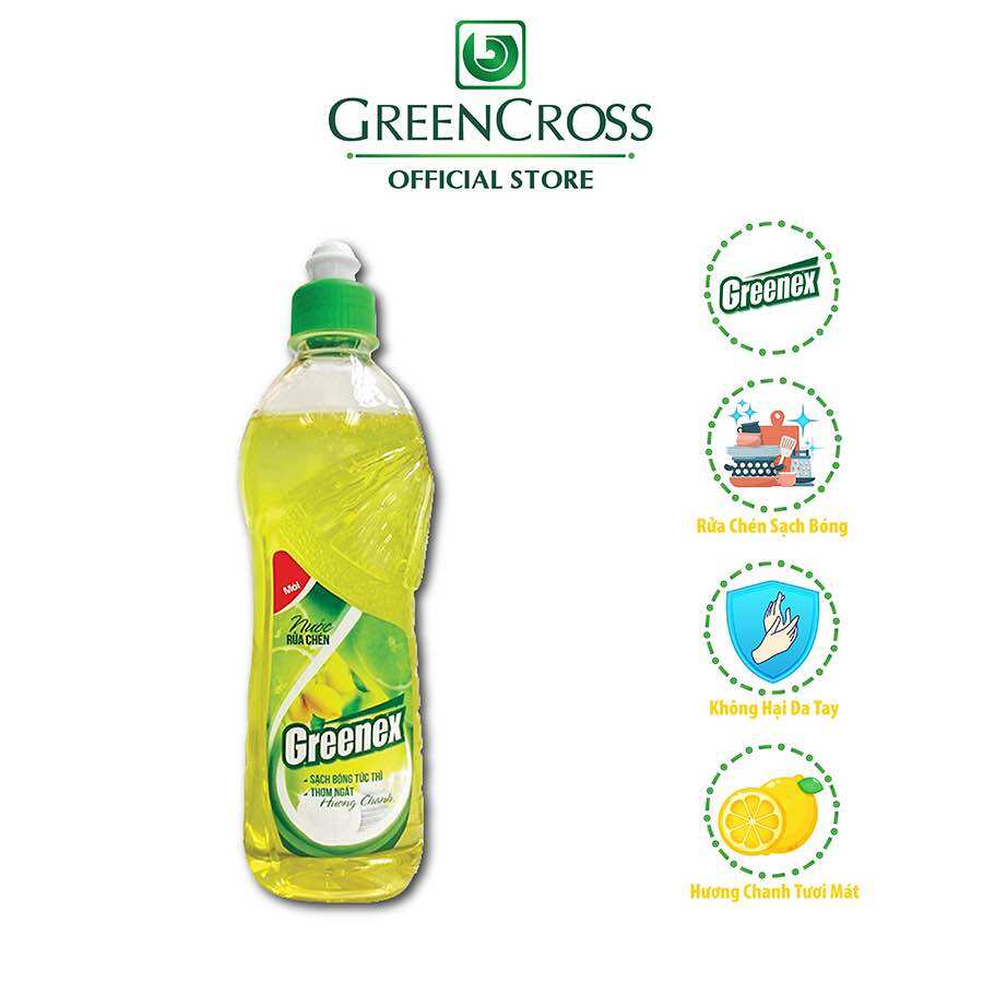 Nước rửa chén Greenex 750g