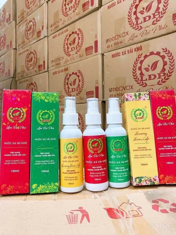 Combo 10 chai xả vải khô