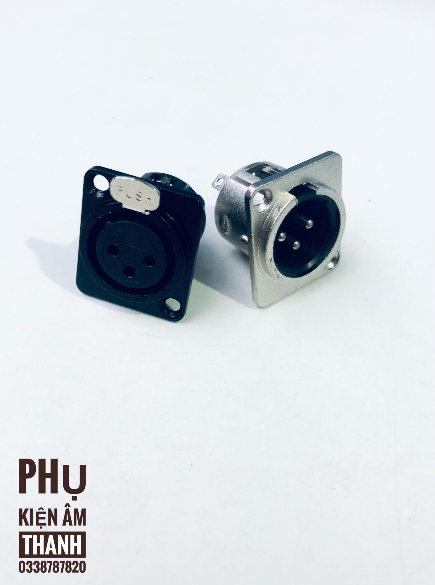 Jack canon XLR âm ( đực - cái )