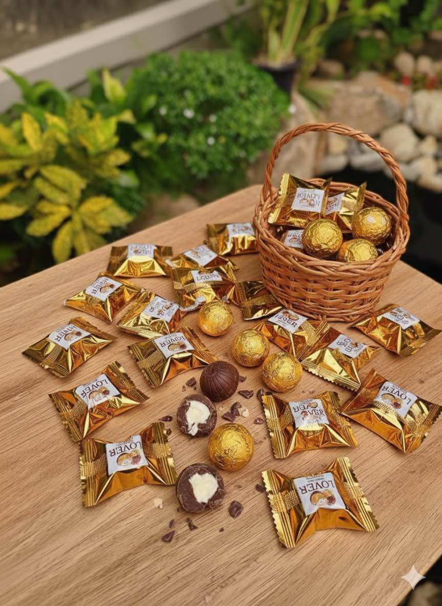 1kg Bag of Super Delicious, Luxurious, Beautiful Cocoa Butter Chocolate