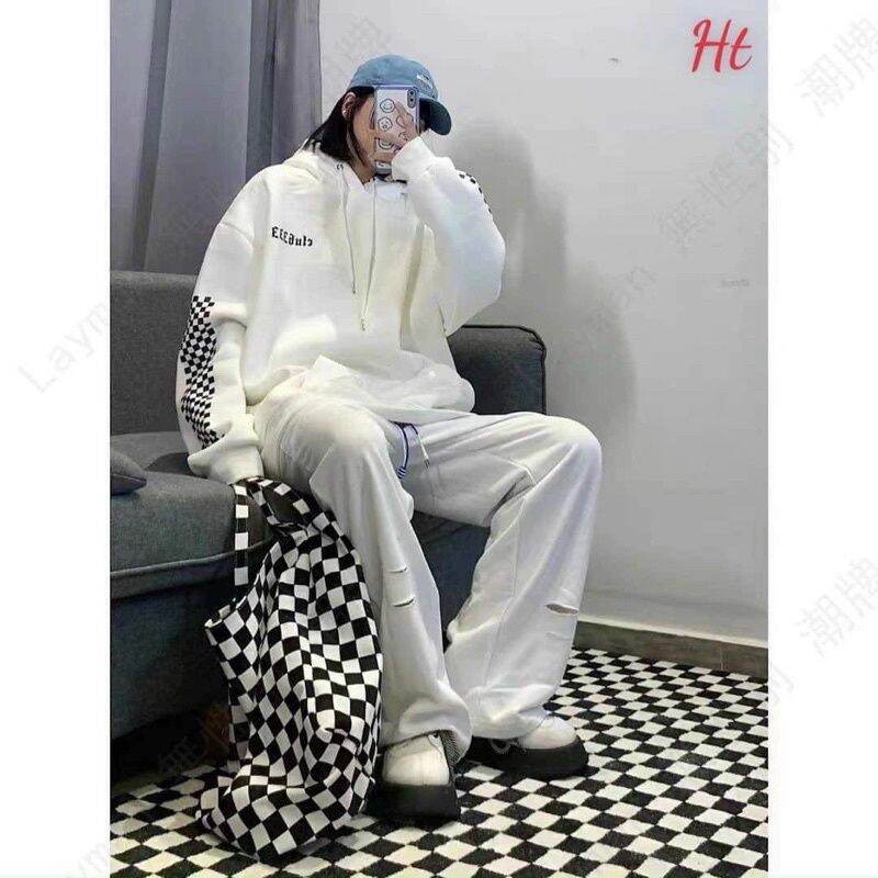 [Ảnh thật] Áo hoodie local caro tay
