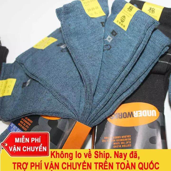 Sét 10 đôi tất conton nam cao cổ
