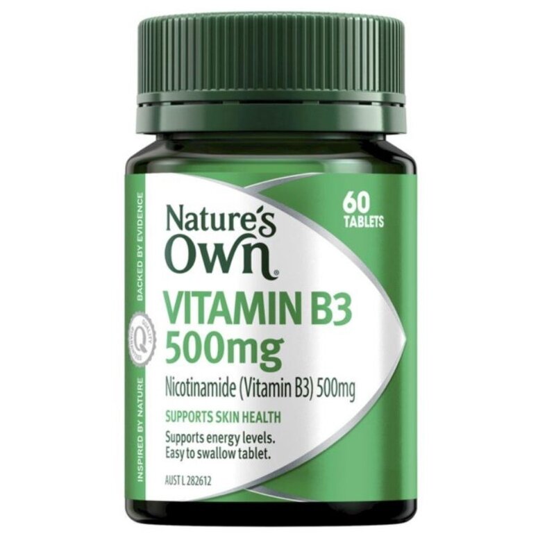 Vitamin b3 500mg nature's own 60 viên