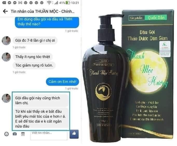 Dầu gội thảo dược THANH MỘC HƯƠNG