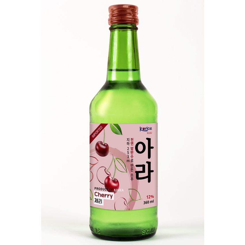 Soju Hàn Quốc hương vị Đào, Táo, Dâu, Nho, Việt quất (sochu) 🍑🍏🍓🍇🫐🍒