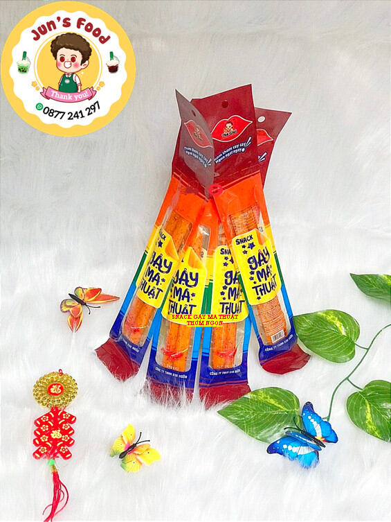 Gói snack gậy ma thuật, đồ ăn vặt cổng trường , bịch 30 gói