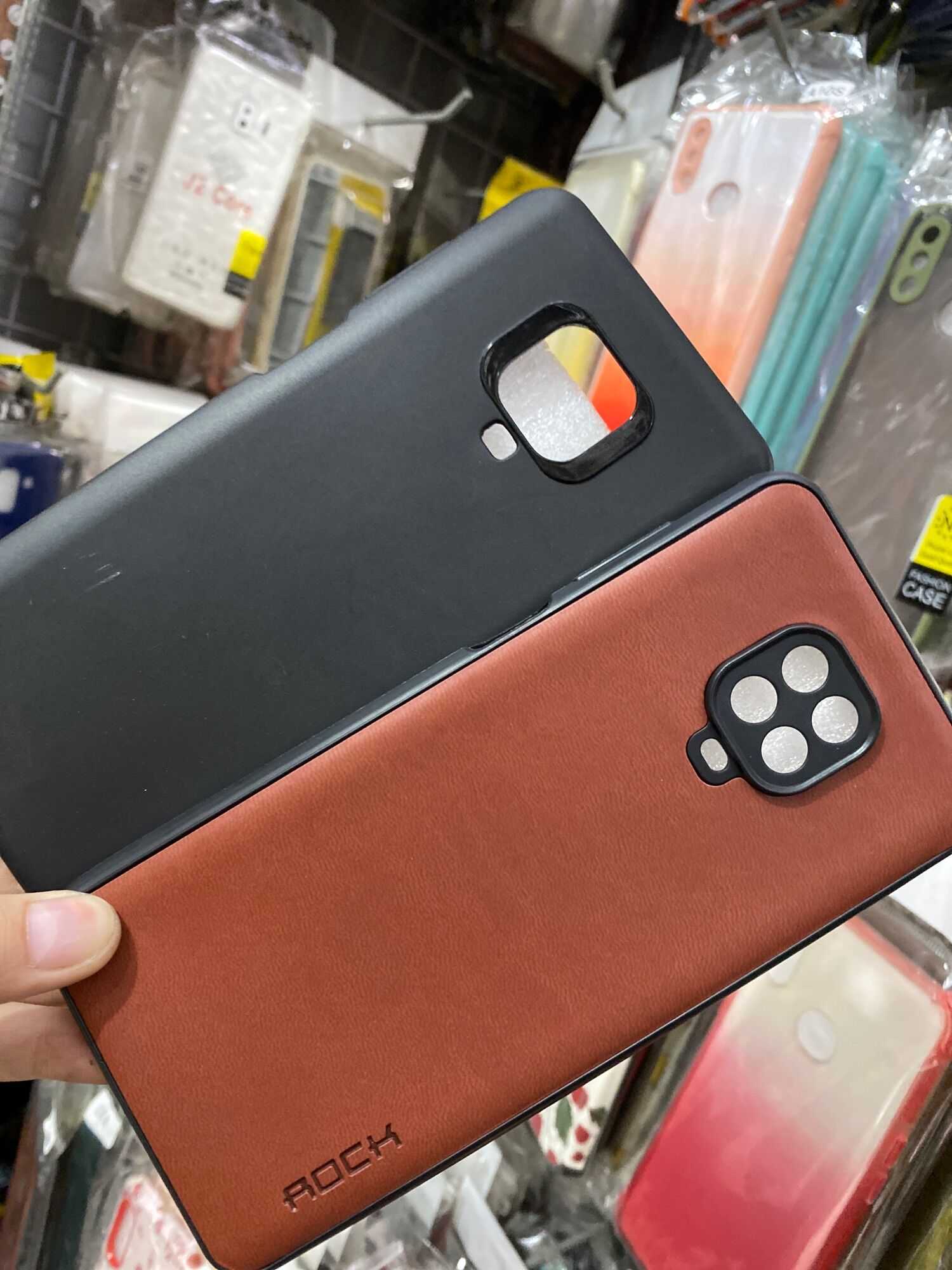 Redmi Note 9S/Note 9 Pro  Ốp lưng dẻo giả da nhiều màu cực đẹp
