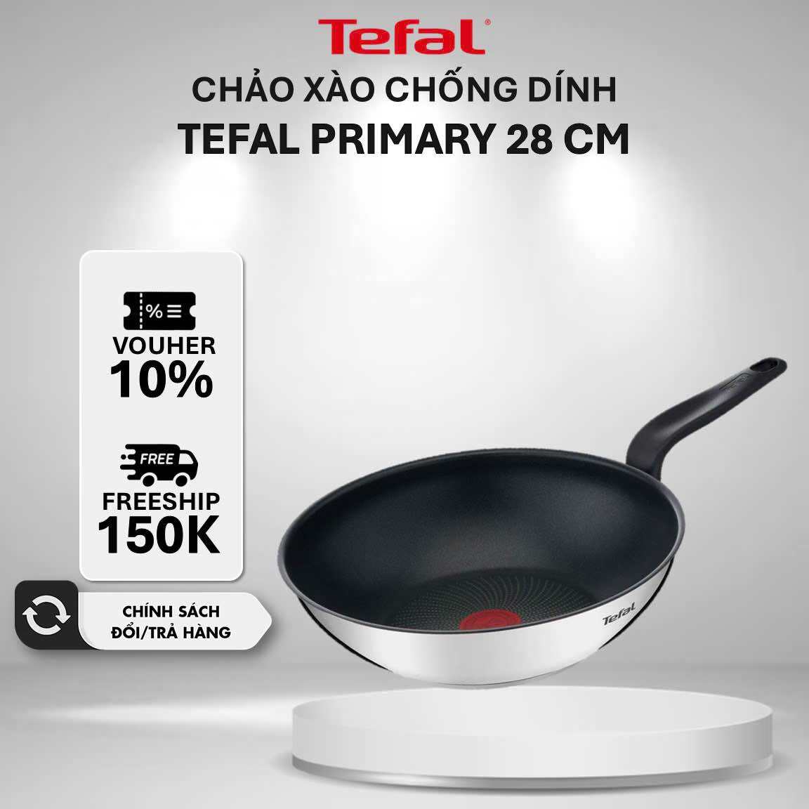 Chảo xào inox Tefal Primary 28cm E3091904