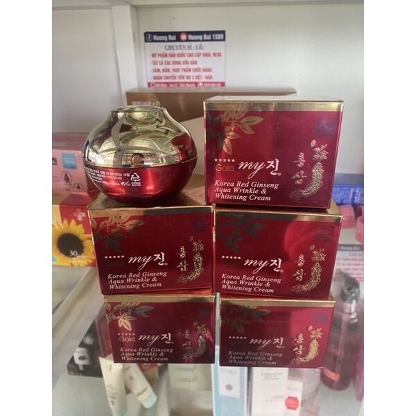 Kem sâm dưỡng da tổng hợp ngày và đêm My Jin Gold Hàn Quốc 50ml