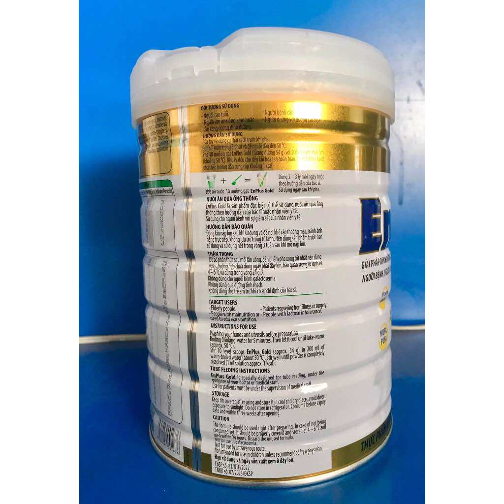 [HSD 5 - 2026] Sữa bột Enplus Gold 900g Nutifood