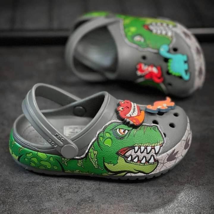Sục crocs khủng long chính hãng, C.roc.s shoes , sục trẻ Em xuất khẩu