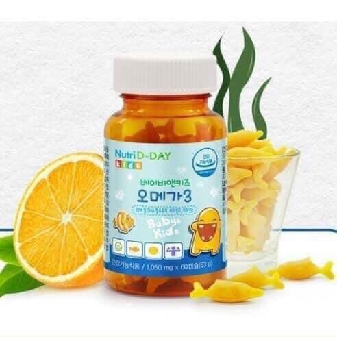 Viên omega 3 dha cho bé dạng kẹo