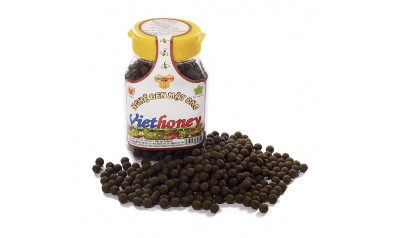 Combo 3 Tinh bột Nghệ viên đen trộn mật ong Việt Honey 160gr