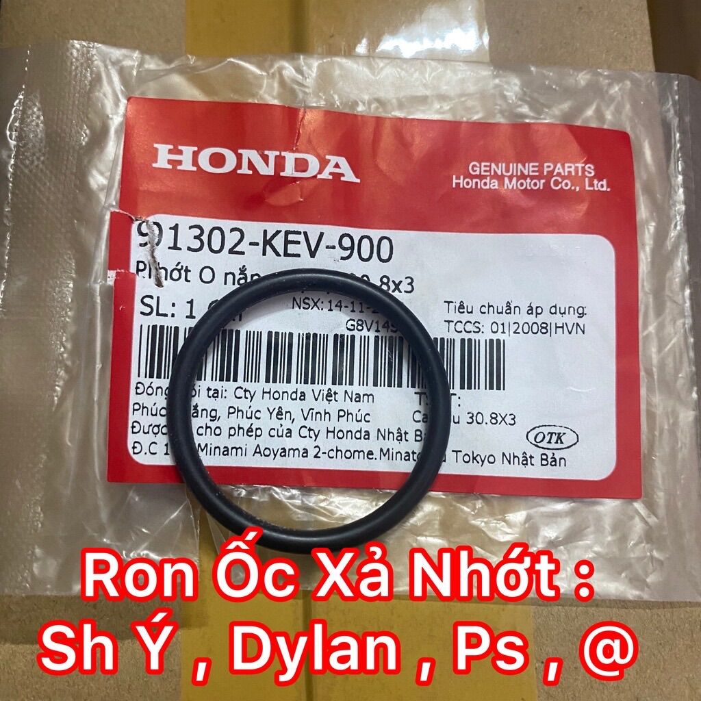 Ron nắp xả nhớt sh ý ps