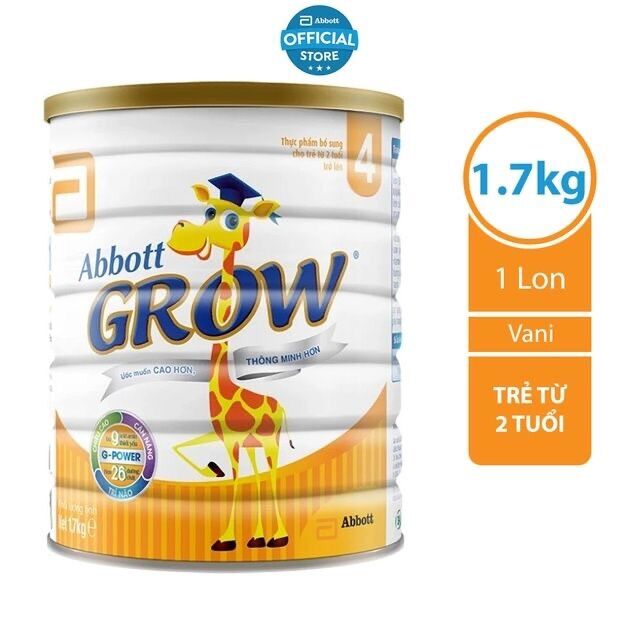 Sữa bột Abbott grow số 4 1.7kg