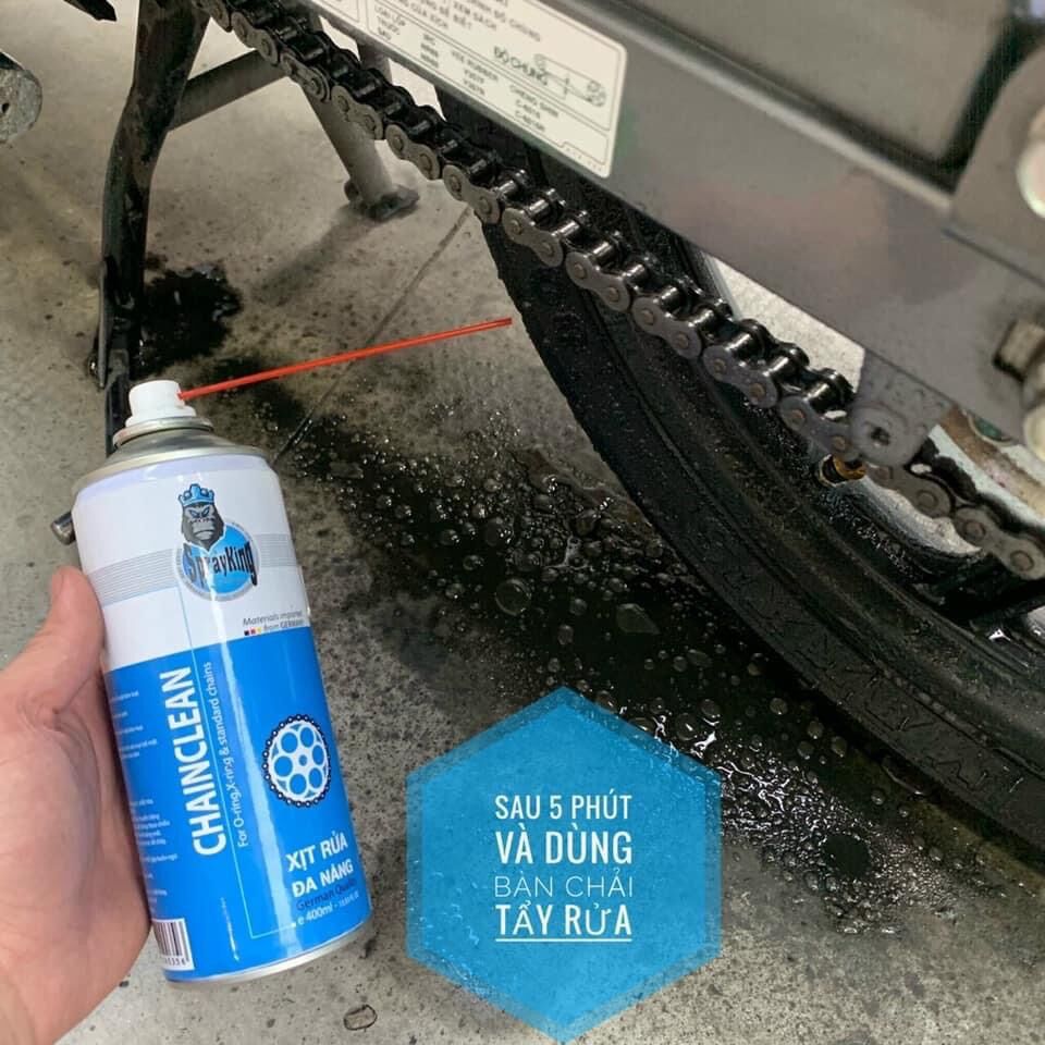 Combo Sprayking Rửa sên, Dưỡng sên, Nhựa nhám